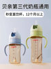 Suitable for Pigeon Baby Bottle Straw Accessories, Third-Generation Learning-To-Drink Spout Nipple Replacement Head with Gravity Ball for Older Babies