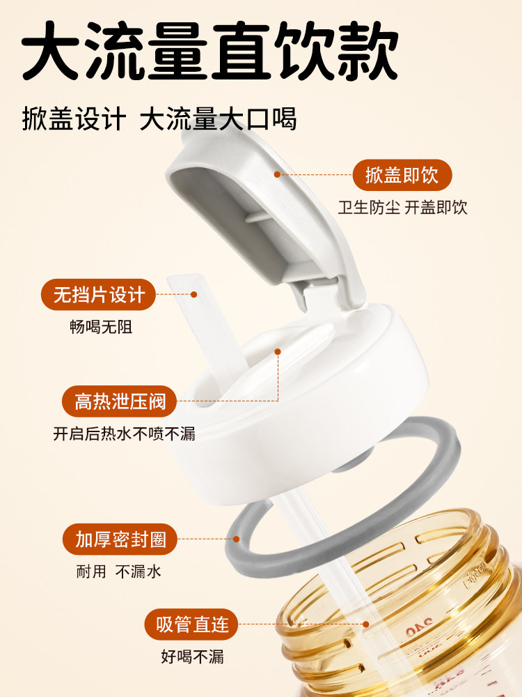 Suitable for Pigeon Straw Bottle Accessories, the Third-Generation Direct Drinking Cup Replacement Head, Learning Drinking Duck Nipple, Gravity Ball