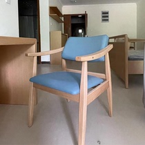 Custom Nursing Home Canteen Tables and Chairs Solid Wood Nursing Home Community Center Leisure Tables and Chairs Project Customized Tables and Chairs for the Elderly