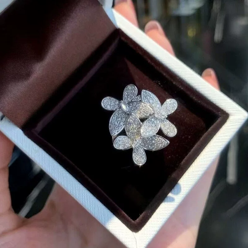 Cute sophisticated ring, Aliexpress, flowered