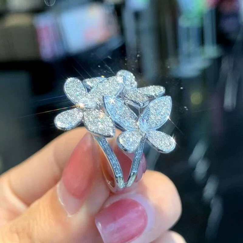 Cute sophisticated ring, Aliexpress, flowered