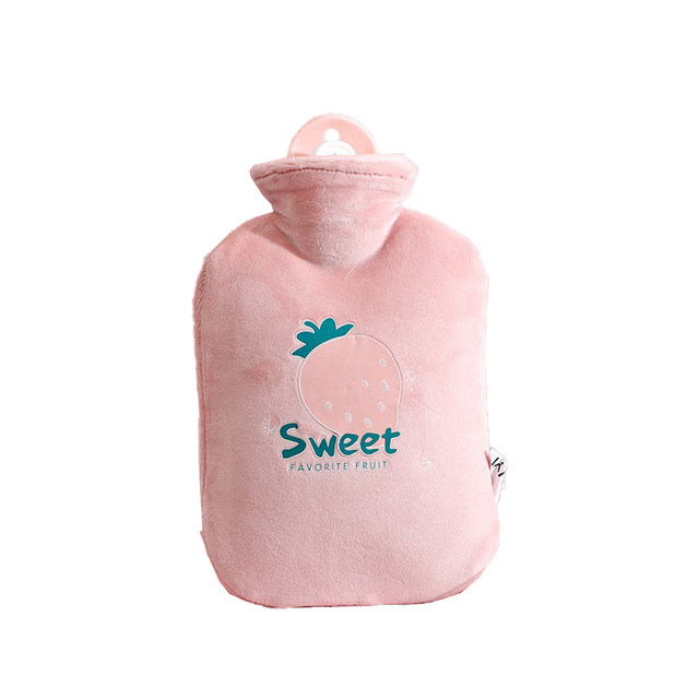 Hot water bottle filled with water and thickened explosion-proof waist warmer hot compress uterine and abdominal belly warmer handbag large and small female students plush and cute