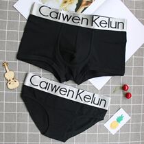 New Sports Lovers Briefs Pure Cotton Crotch 100% All-cotton Suit Mid Waist Personality Creative Mens Flat Corner Womens Triangle