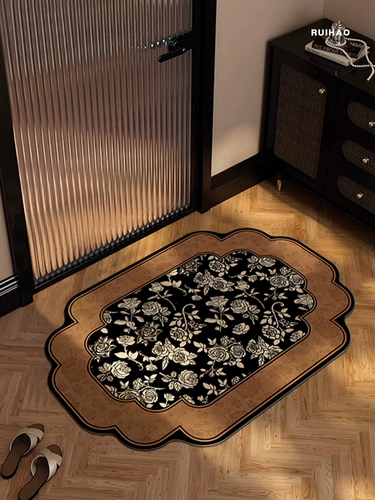 Ретро нескользящий быстросохнущий ковер, изысканный стиль, хорошо впитывает воду