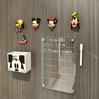Transparent acrylic refrigerator magnetic message board magnetic