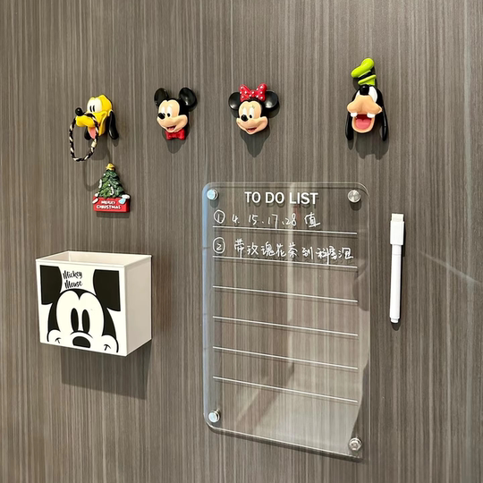 Transparent Acrylic Refrigerator Magnetic Message Board Magnetic