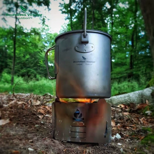 Только на 750 мл чистого титана водяной чашки висит дикий лагерь чайная чашка кофейная чашка мини -складная портативная титановая чашка на открытом воздухе.