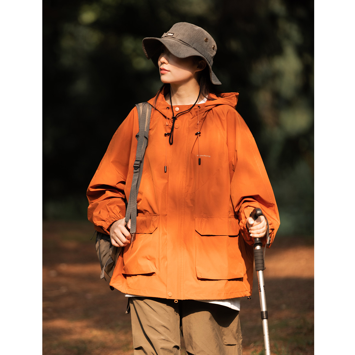 Psalmist Praise Mountain アウトドア フード付き ゆったり キャンプ 防風 防水 ジャケット メンズ レディース ジャケット