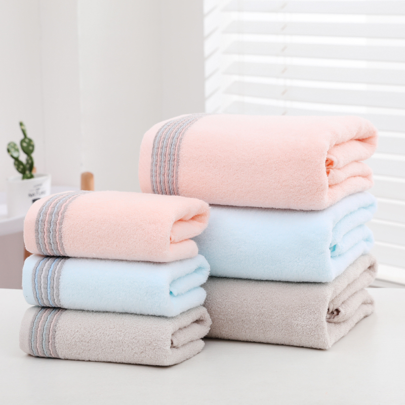 Kyoto Cotton House Untwisted Pure Cotton Towels, Household Bath Towels, 100% Cotton, Absorbent, Lint-Free, Face Wash and Hand Towels, 4-Pack