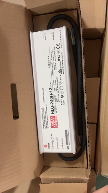 Hlg-240H-12 Taiwan Mean Well Guarantees That It Is Brand New and Genuine