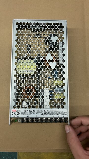 Rsp-200-12 Switching Power Supply 12V16.7A, Condition 8-9 Out of 10, Original and Genuine, Quality Guaranteed
