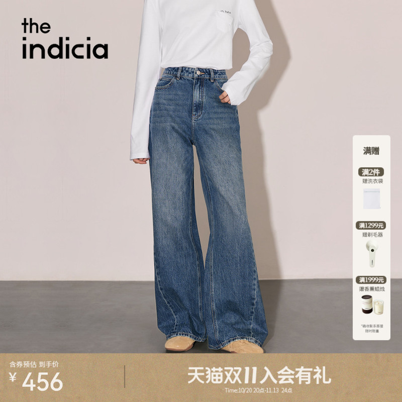 The Indicia Mark 2026 Autumn New Vintage Distressed Washed Wide-Leg Jeans L2C6Nk217Z The Indicia Mark 2026 Autumn New Vintage Distressed Washed Wide-Leg Jeans L2C6Nk217Z