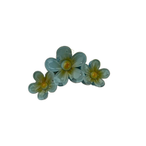 Berlin Dusk Frangipani Clip Holiday Style Shark Clip Flower Hairpin Womens Travel Hairpin Clip Headwear