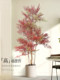 Simulated Green Plants, High-End Light Luxury Nandina Bamboo Indoor Ornaments, Floor-Standing Decoration, High-Quality Bionic Green Plant Potted Plants