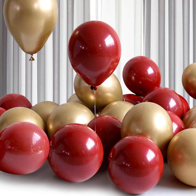 Jewel Red Balloon Metal Gold Female Party Wedding Wedding House Arrangement Birthday Scene Decoration Children's Toy Supplies-Taobao