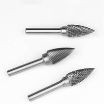 New 6mm handle carbide rotary file electric woodworking milling cutter metal grinding tungsten steel grinding head sharp engraving