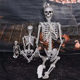 Halloween Skeleton Human Bones Skull Frame Decoration Outdoor Horror Props Ornaments Haunted House Secret Room Bar Props Ornaments