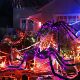 Halloween luminous spider decoration props secret room haunted house bar layout simulation toys horror scene decorations