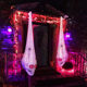 Halloween Horror Decoration Glowing Skull Spider Cotton-Wrapped Hanging Ornament Haunted House Secret Room Courtyard Outdoor Decoration Props