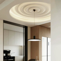 GRG gypsum customized Internet celebrity water ripple water drop disk special shape gypsum board ceiling background wall shape