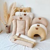 ins Han Moon Soothing Pillow Childrens Long Bear Pillow with Baby Bed Bed