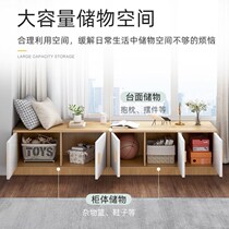 Kang cabinet furniture rural solid wood multi-layer wardrobe four six eight doors and windows side cabinet can sit on the balcony special locker