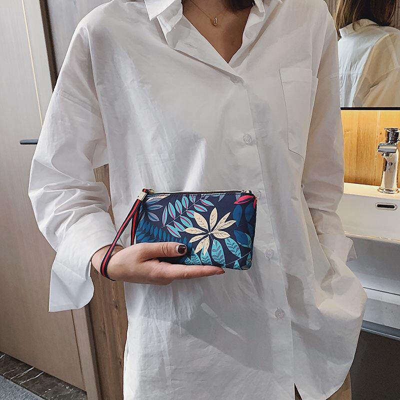 Mobile phone purse women take gold hundred bags of fabric art wallets retro Vincent handbag Oxford long version hand small