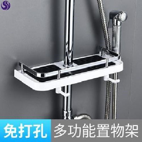 Flower Wine Placing Rack Flowers Wine Bar Shelf Flower Wine Value Rack Removable Shower Shelf Liftable 