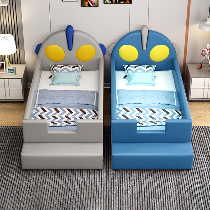 Ultraman Children's Bed for Boys, Baby Crib, Large Bed Extension, Widening Attachment, Twin Brothers Children's Bed