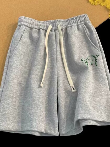 印花篮球短裤夏季五分裤爆款宽松运动大码男士潮流裤子纯棉大裤衩