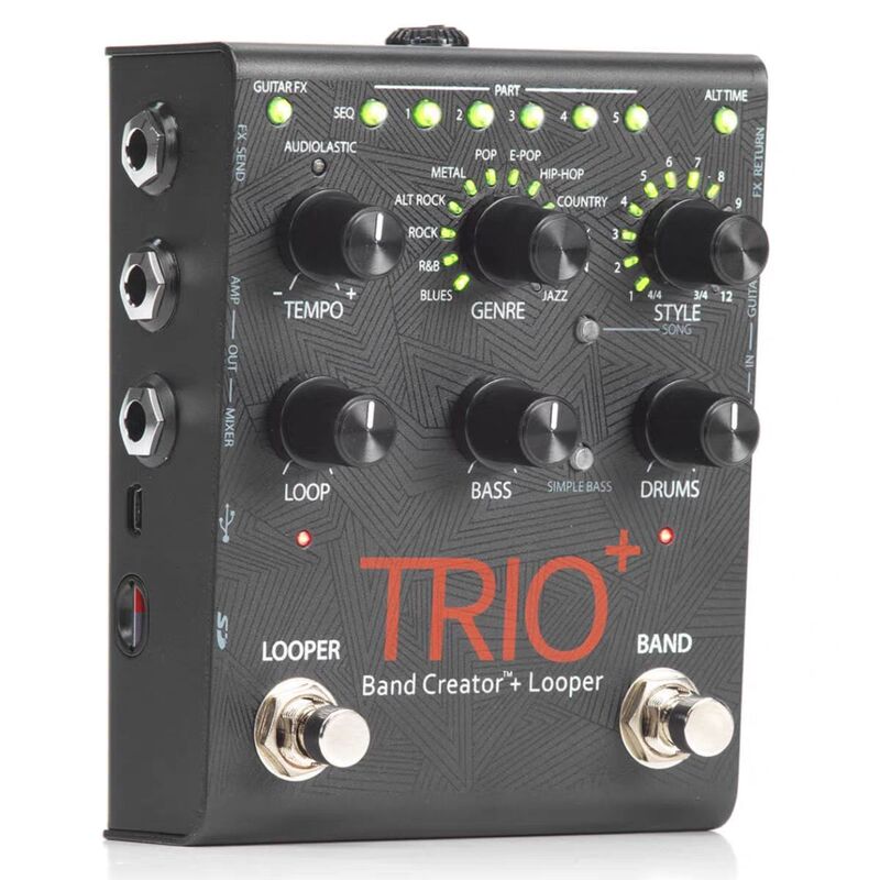 In-Stock Digitech Trio+ Plus Drum Machine Bass Looper Automatic Accompaniment Effect Device Accompaniment Machine In-Stock Digitech Trio+ Plus Drum Machine Bass Looper Automatic Accompaniment Effect Device Accompaniment Machine