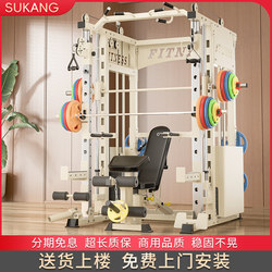 Gantry Fitness Equipment Household Multi-Function All-In-One Squat Bench Press Rack Bird Smith Comprehensive Trainer