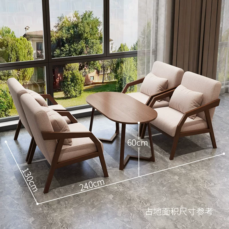 Кафештаблицы и стулья, барные диваны, кабины, чайные дома, Qingba B&B, коммерческая зона отдыха, набор стульев для рецепции, двойной стул
