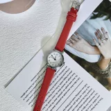 Модные трендовые кварцевые часы, простой и элегантный дизайн, в корейском стиле