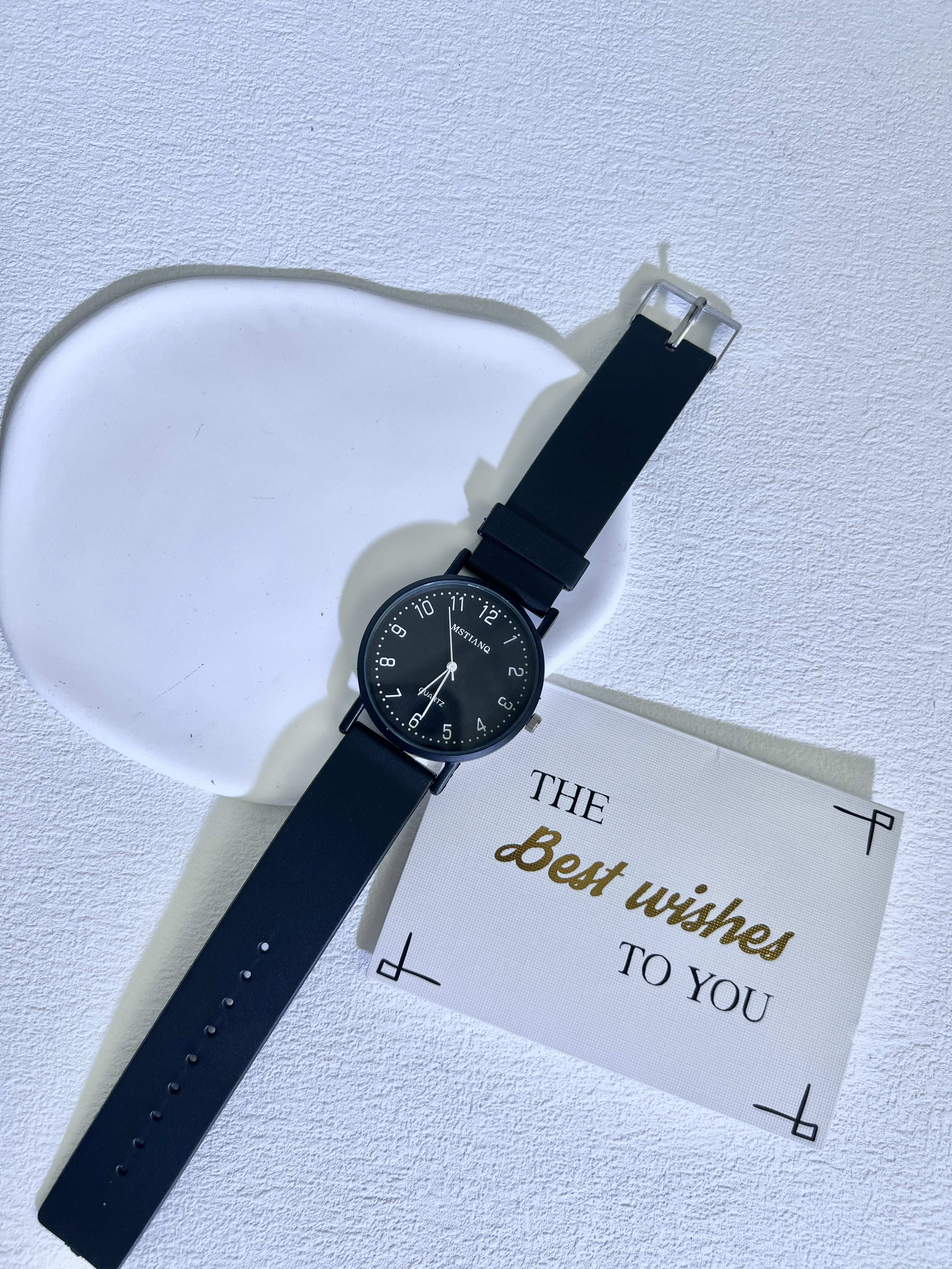 Quartz Watch Specifically for Civil Servants and Students Taking High School and College Entrance Exams, Niche, ins Simple and Cool Style, Trendy for Men and Women Couples