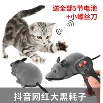 Cat Toy Rat Emulation Wireless Remote Control Tease Cat self-Hi kitty vocal toy plush electric mouse