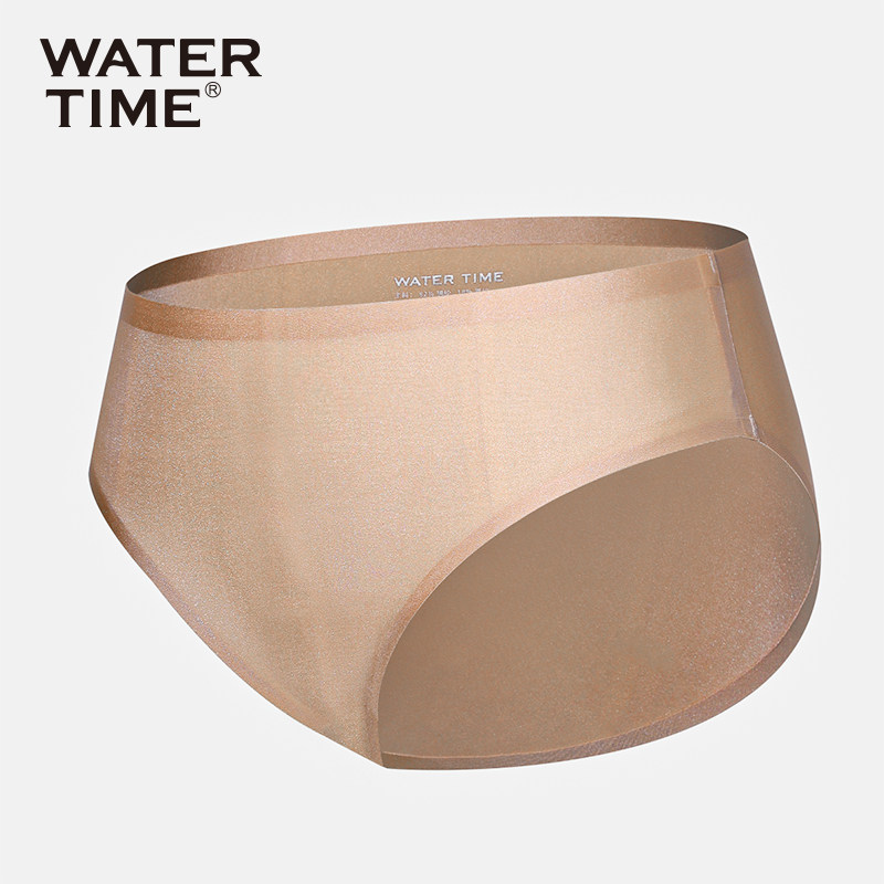 WaterTime无痕游泳内裤泳衣女士不夹臀三角户外潜水瑜伽健身运动