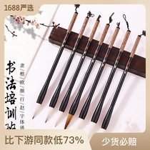 Writing brush Wolf Sheep and Dabaiyun small regular script writing brush student calligraphy and French painting set beginners entry student regular script