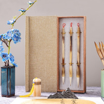 Ox horn brush wolf hair and hair large medium small open set brush calligraphy copybook Lanting preface Wang Xizhis regular script