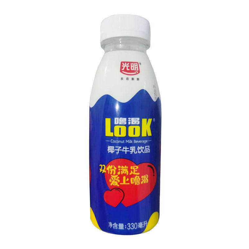 Guangming Look Coconut Milk Drink Officially Authorized Fresh Coconut Nutritional Low-Temperature Milk Ready-To-Drink Beverage