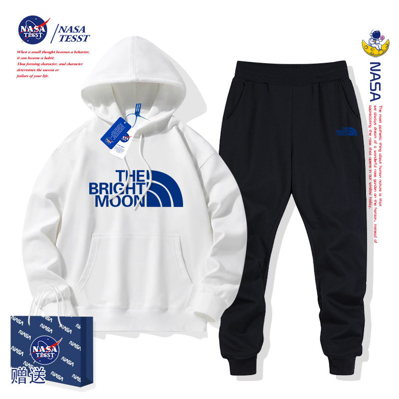 NASA Boy Clothing Boy Autumn Clothes Suit New Big Boy Boy Winter Sportswear Children's Autumn Winter Clothing Plus Velvet Clothing-Taobao