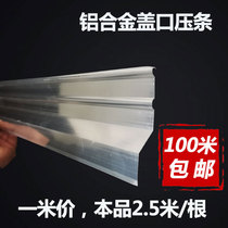 Factory direct sales waterproof beading aluminum alloy parapet roof facade SBS waterproof membrane closing beading customization