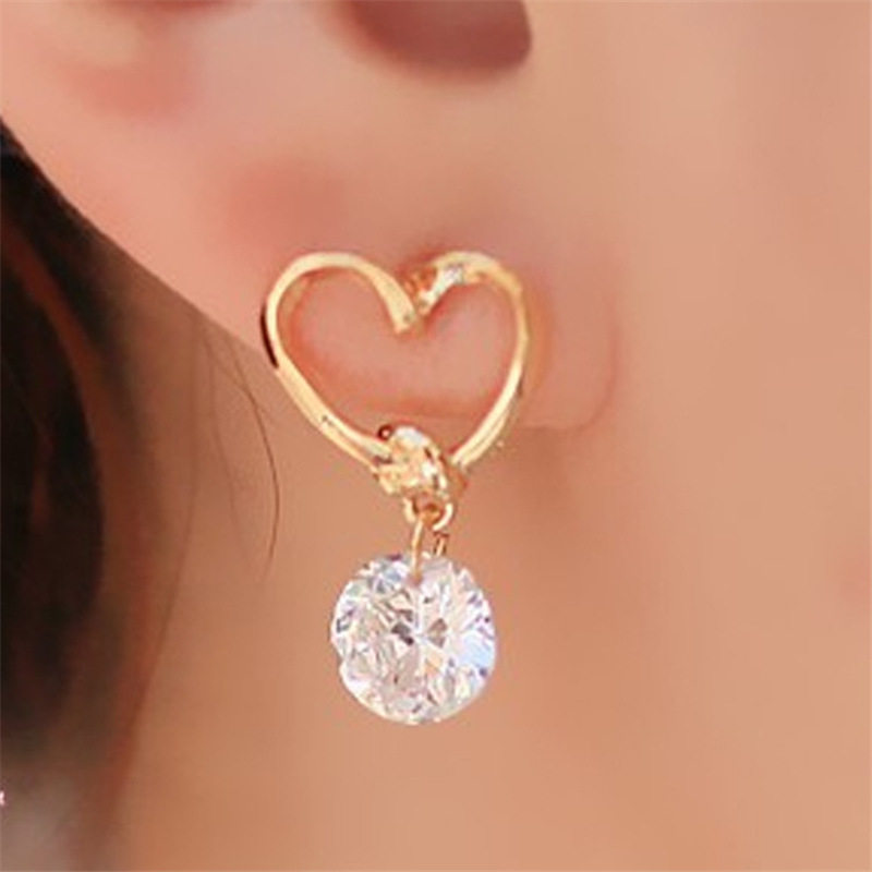 Серьги 2020 new crystal flower drop earrings for women fashion jewe