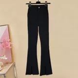 Комплект, модный фонарь, рубашка, большой размер, осенний, коллекция 2022, подходит для полных девушек, в западном стиле