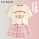 La Chapelle ເດັກຍິງ skirt summer ຄົນອັບເດດ: ແລະ stylish ຊຸດເດັກນ້ອຍຂອງວິທະຍາໄລແບບກະໂປງສັ້ນເດັກຍິງແຂນສັ້ນ JK skirt