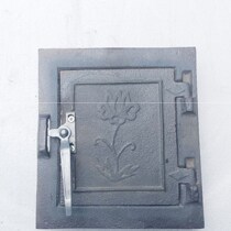 Cast iron stove door old-fashioned stove door fire door fire sealing cover cast iron stove door rural stove kang door fire kang large stove door home