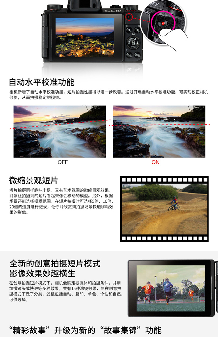 [Mới xác thực] Máy ảnh kỹ thuật số HD / Canon PowerShot G5 X hàng đầu tại nhà chụp ảnh tự sướng chụp ảnh tự động làm đẹp máy ảnh chụp tele thông thường nhỏ - Máy ảnh kĩ thuật số máy ảnh