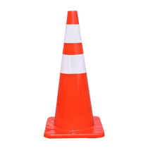 PVC road cone square cone prohibited parking ice cream cone reflective cone road pile roadblock special parking space Guangdong customization