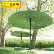 Outdoor courtyard rattan sun umbrella Internet celebrity check-in umbrella Bali B&B beach open-air photo leisure umbrella