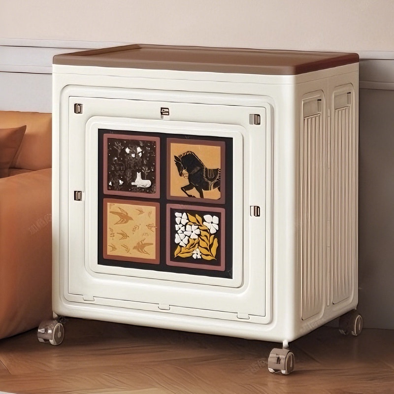 Clothing Storage Box, Household Organizing Box, Large Capacity, Moisture-Proof, Seasonal Clothing and Quilt Storage Basket, Foldable Turnover Box